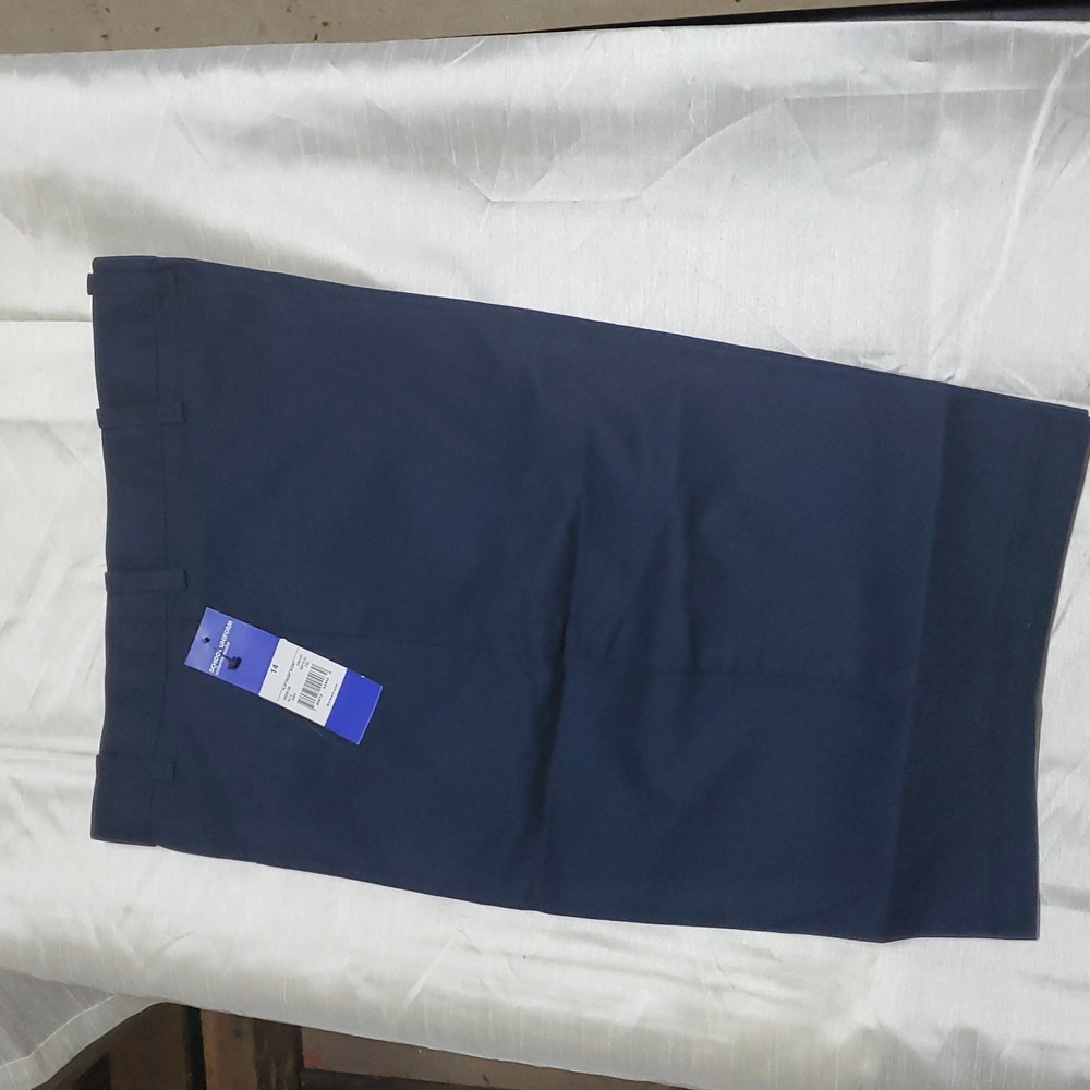 Navy Blue School Uniform Flat Front Shorts 10